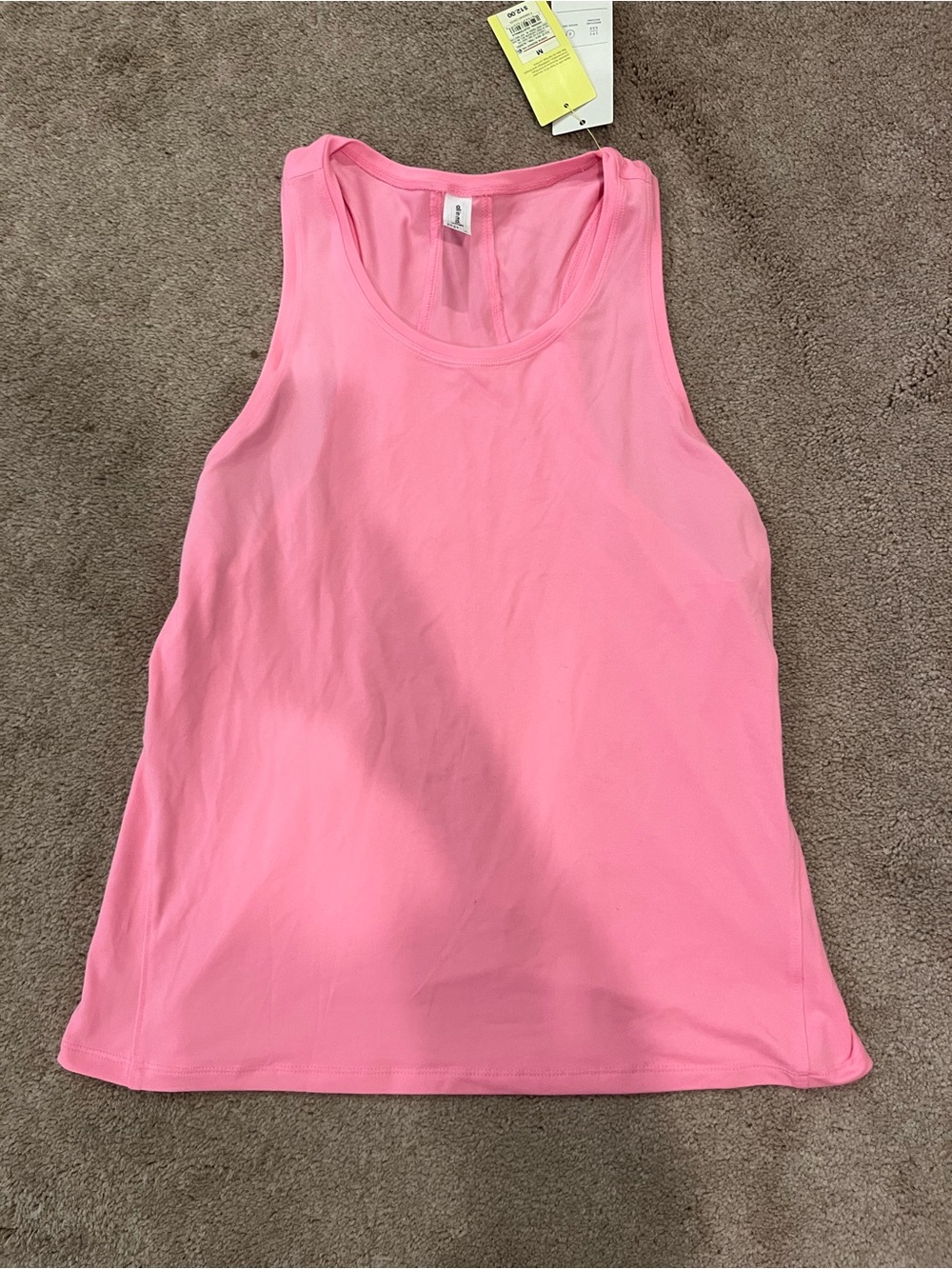 all in motion Bright Pink Racerback Athletic Tank